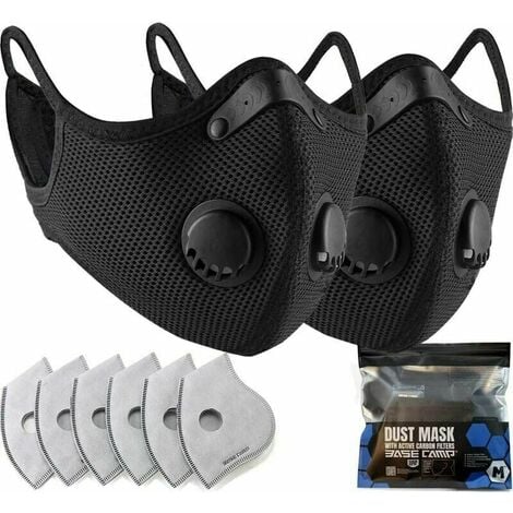 Ulisem Masque anti-poussière pour menuiserie construction tonte ponçage jardinage nettoyage peinture sciage et ponçage
