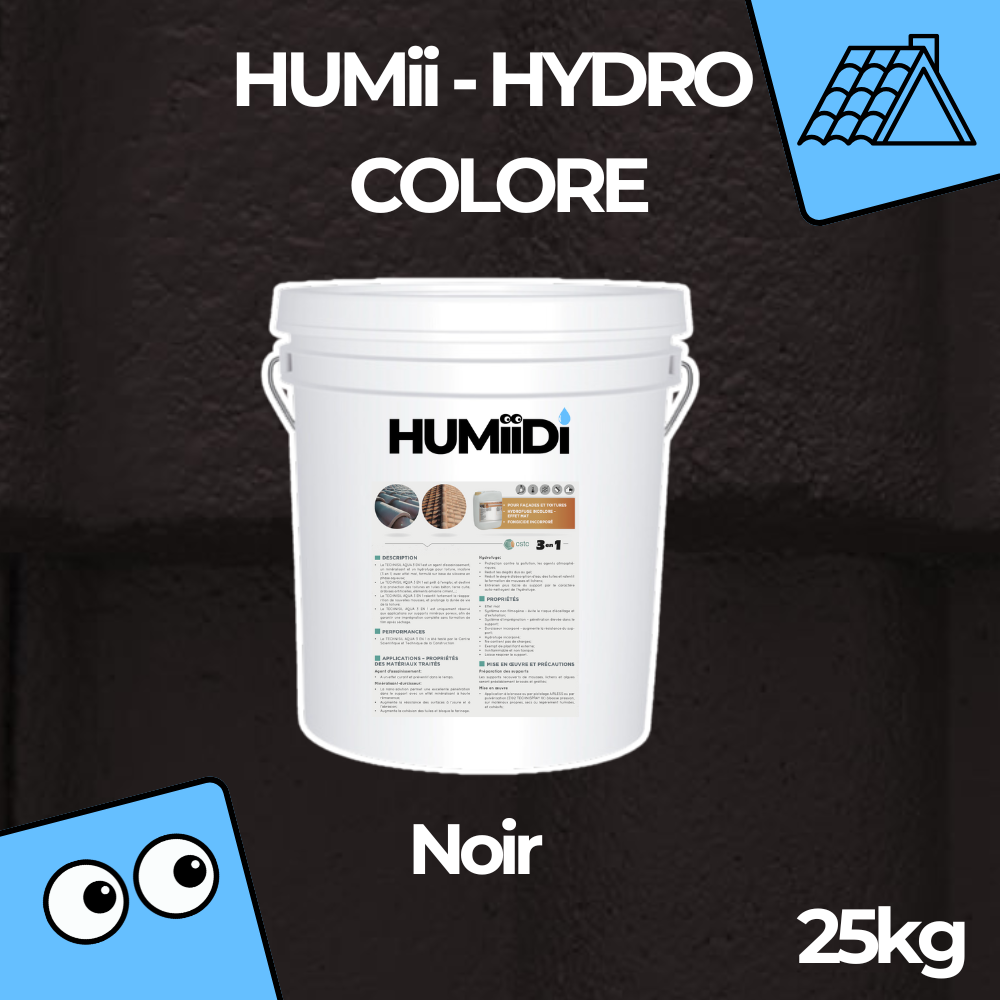 HUMiiDi-Hydro coloré (Noir)