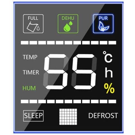 CHOYCLIT Déshumidificateur 300ML/D,déshumidificateur Electrique Silencieux avec Réservoir 1500ml, Drainage Continu,Minuterie Télécommande,24h,Déshumidification de pièces jusqu'à 20 m²/30m³, Blanc