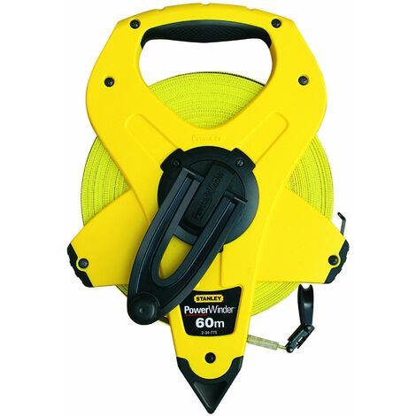 Mesure Longue - Ruban Fibre de Verre - Powerwinder Classe III - 60 m x 12,7 mm - STANLEY