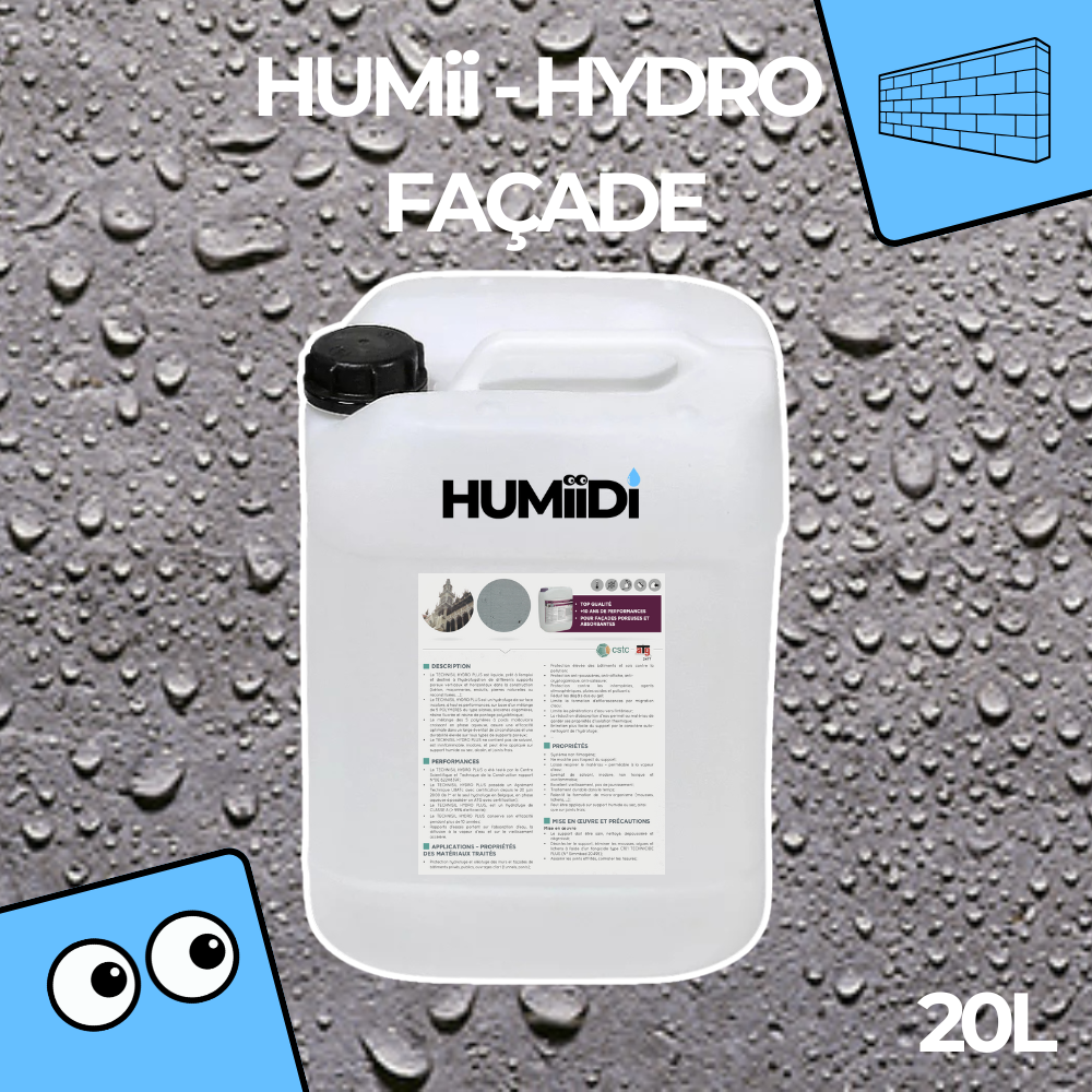 HUMii-Hydro 3 en 1 M (Hydrofuge pour façade)
