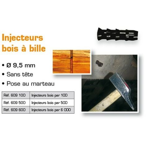 LOT de 500 Injecteurs Bois Ø9.5MM