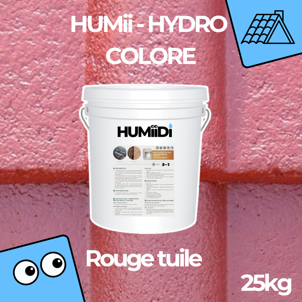 Humii Hydro Coloré (Rouge Tuile)
