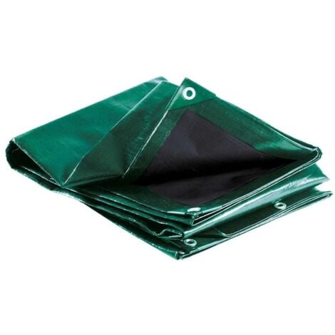 Bâche de protection 240g/m² multifonctions en polyéthylène - traité Anti-UV - 2 x 3 - Noir