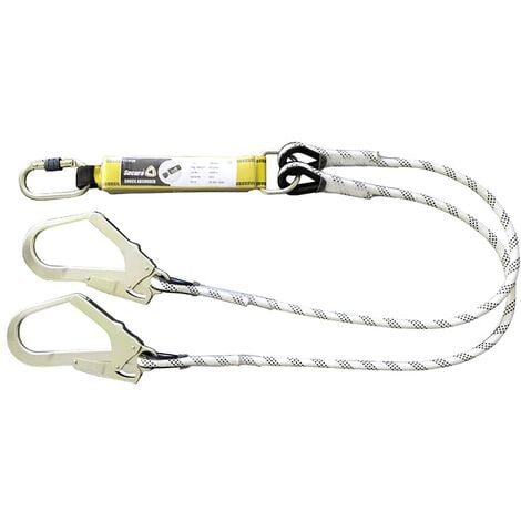 Double longe non reglable 15m absorbeur d'énergie Levac