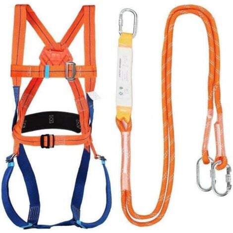 Kit Harnais De Sécurité Antichute, Harnais De Sécurité Antichute, Protection Antichute De Travail Haute Altitude, Kit Protection Anti Chute, pour Escalade, Travail en Hauteur