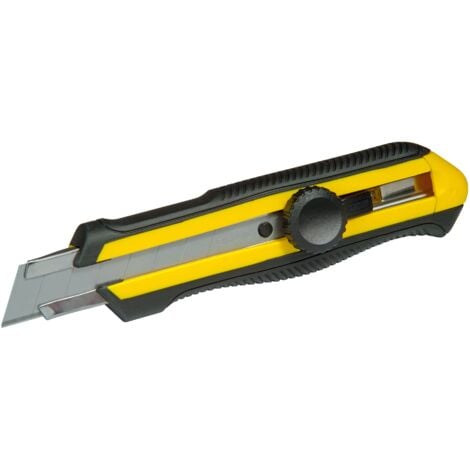 Cutter - 18 mm - Bimatière - Sécable en 7 Segments - STANLEY