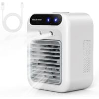 Climatiseur Mobile Silencieux, Refroidisseur d'air de 500 ml, Rafraichisseur d'air