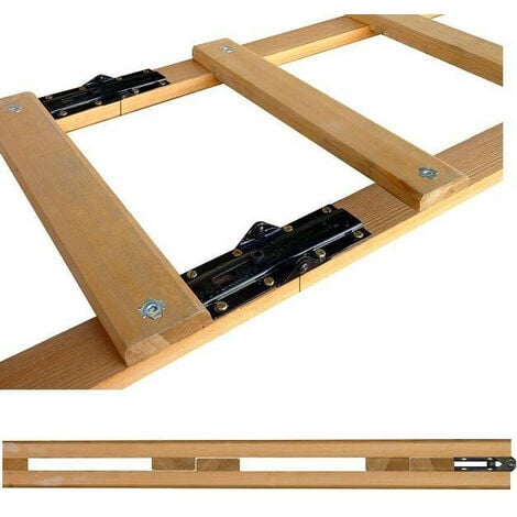 Echelle de couvreur pliante longueur 5m (2 x 2,5 m) et 20 marches
